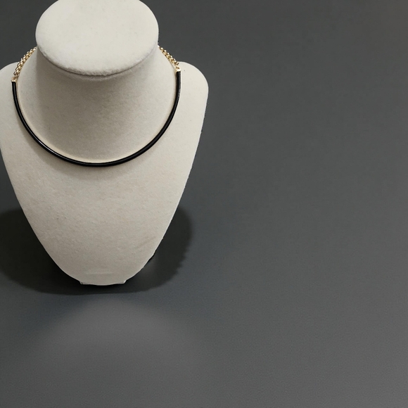 ON 34th Jewelry - New On 34th Elegant Black Necklace with gold chain